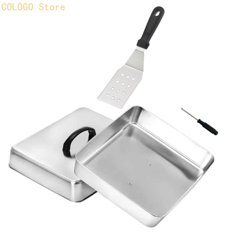 Penutup Makanan Kotak untuk Ma - Camping Cooking Flat Top ulasan dan harga
