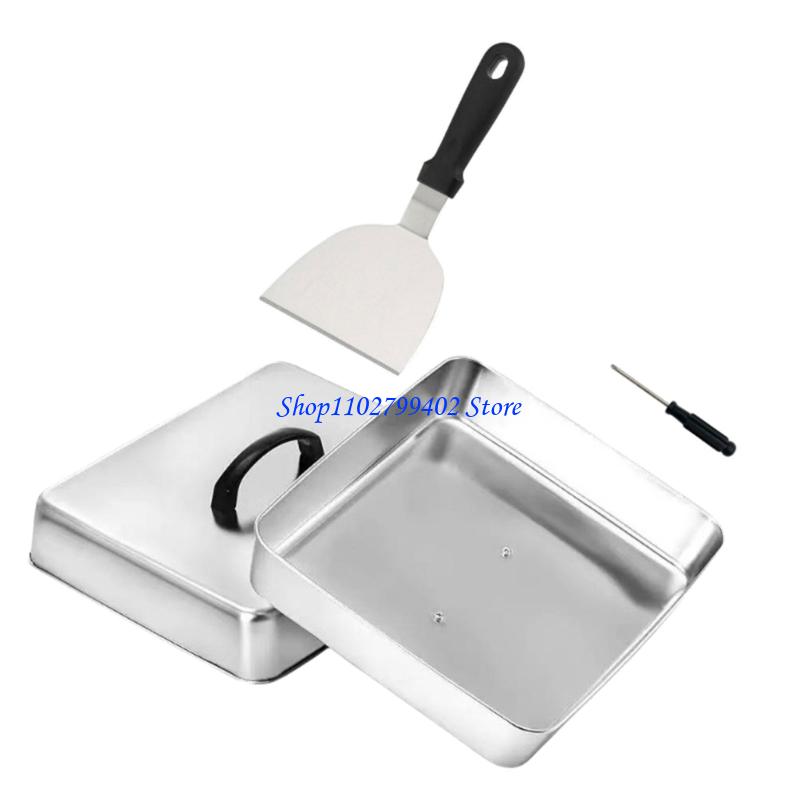 Penutup Masak Persegi 547F unt - Camping Cooking Flat Top ulasan dan harga