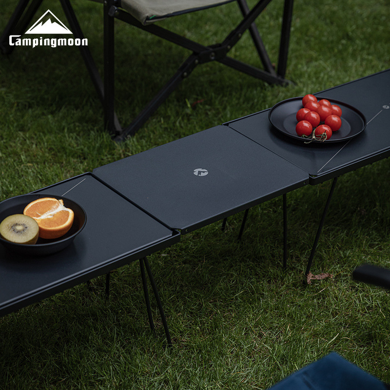 CAMPINGMOON T-229-9BK-2P akses - Camping Cooking Table ulasan dan harga