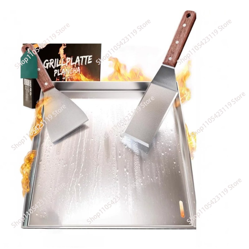 Alat Panggangan BBQ dari Baja  - Camping Cooking Flat Top ulasan dan harga