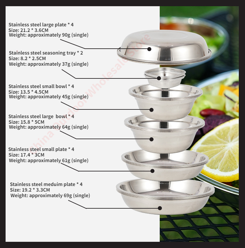 Set Perlengkapan Makan Portabe - Camping Cooking Dining Set ulasan dan harga